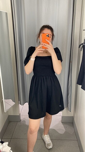 m Beden siyah Renk H&M elbise