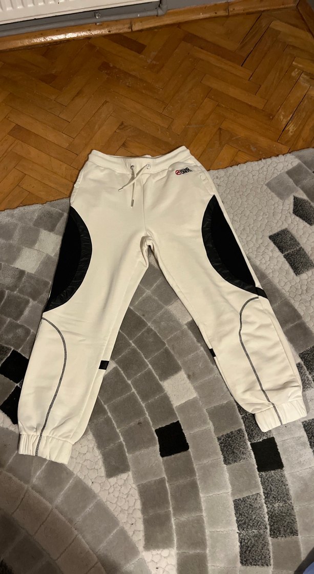 Beyaz Kadın Rahat Kesim Eşofman Altı - Görsel 2