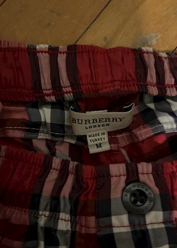 Kırmızı Ekose Kadın Rahat Kesim Pantolon - Görsel 4