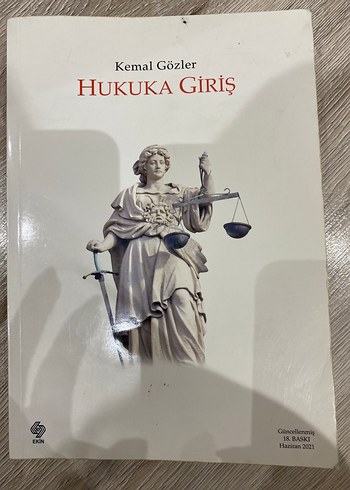 Kemal Gözler Hukuka Giriş Kitabı