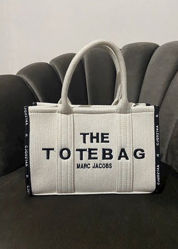 Marc Jacobs Beyaz Baskılı Kadın Kumaş Çanta