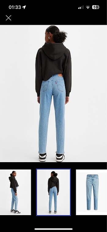 xs Beden Levis jean