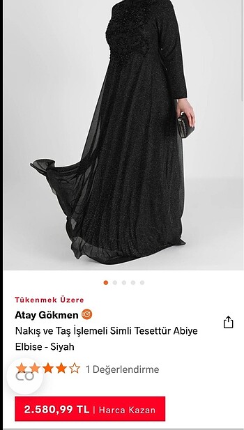 Diğer Tesettür Abiye Elbise