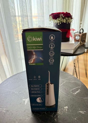  Beden Kiwi Şarjlı Beyaz Ağız duşu cihazı
