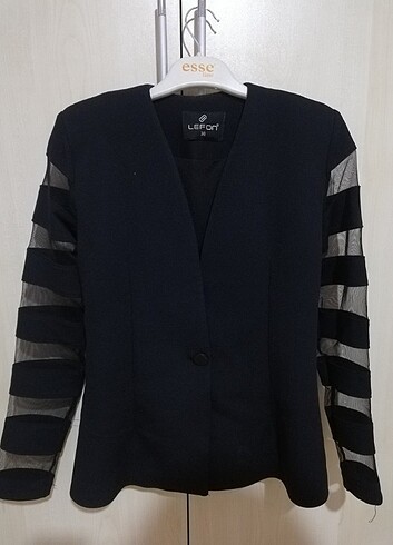 38 Beden siyah Renk Blazer ceket 