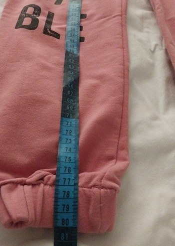 Pembe Rahat Kesim kız çocuk Eşofman Altı - Görsel 9