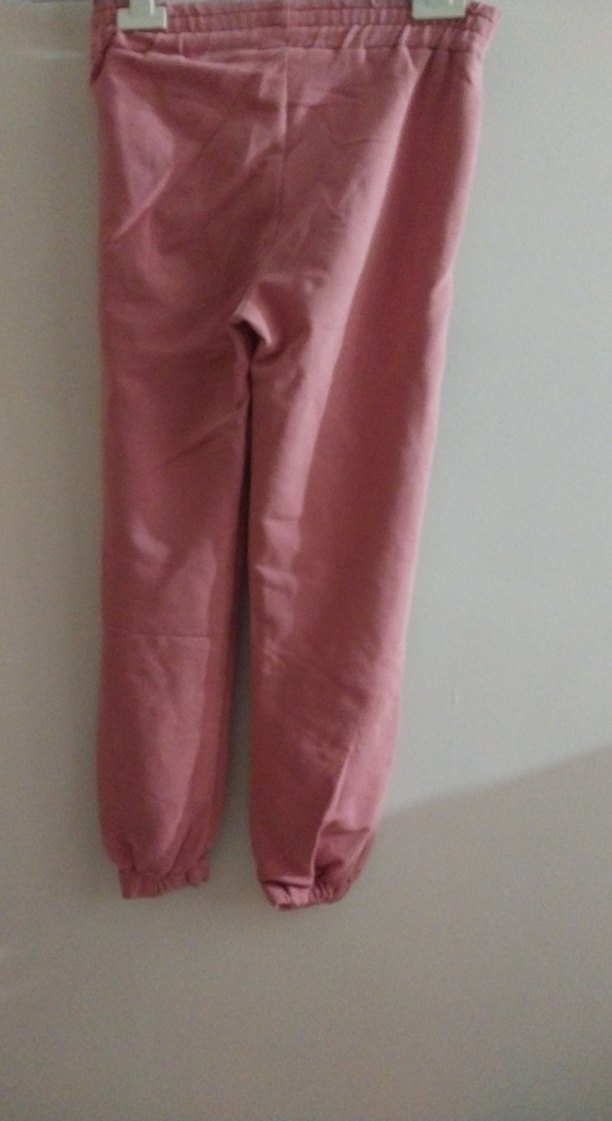 Pembe Rahat Kesim kız çocuk Eşofman Altı - Görsel 3