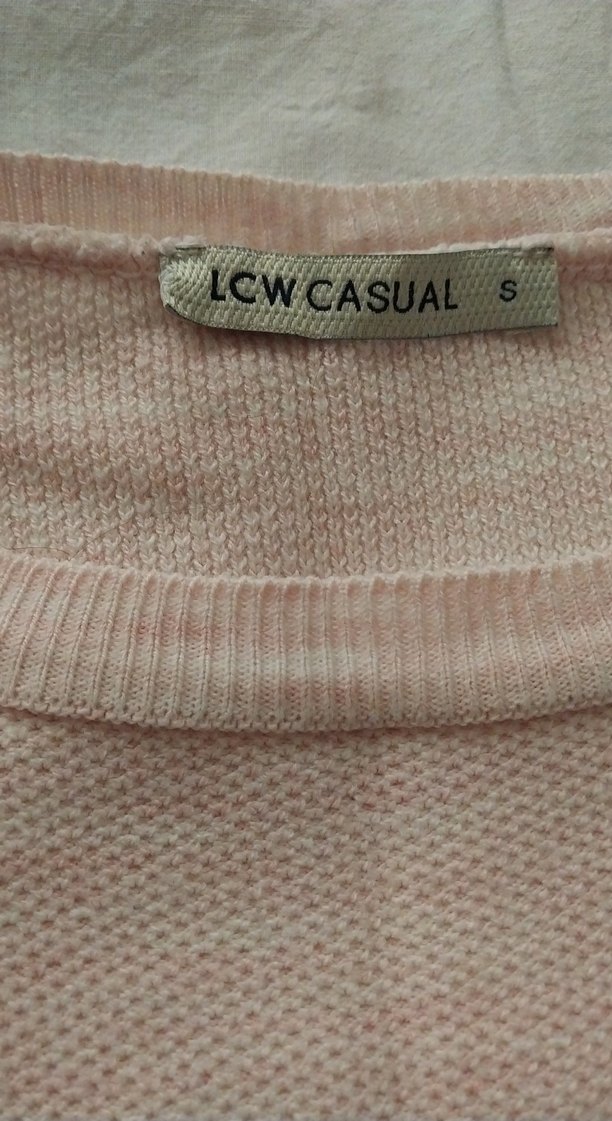 ten renkli Düz Desensiz kız çocuk ince triko - Görsel 2