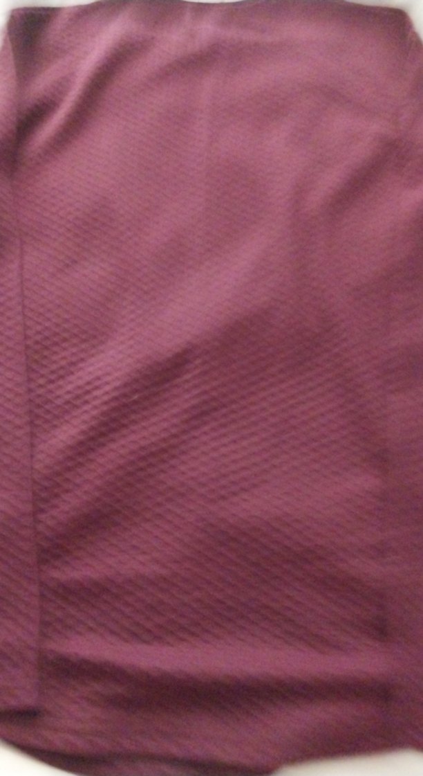 Bordo bayan Bluz, Uzun Kollu, Tek Renk - Görsel 2