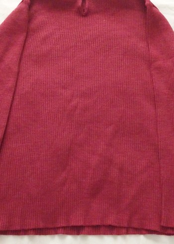 Bordo Kadın Triko Kazak - Görsel 6