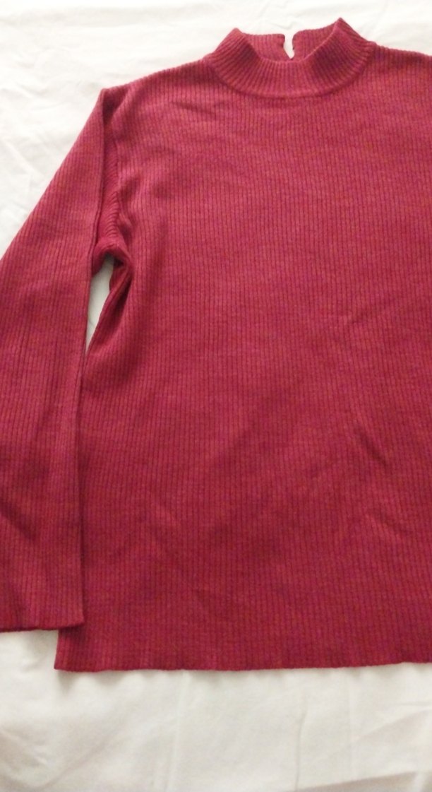 Bordo Kadın Triko Kazak - Görsel 3