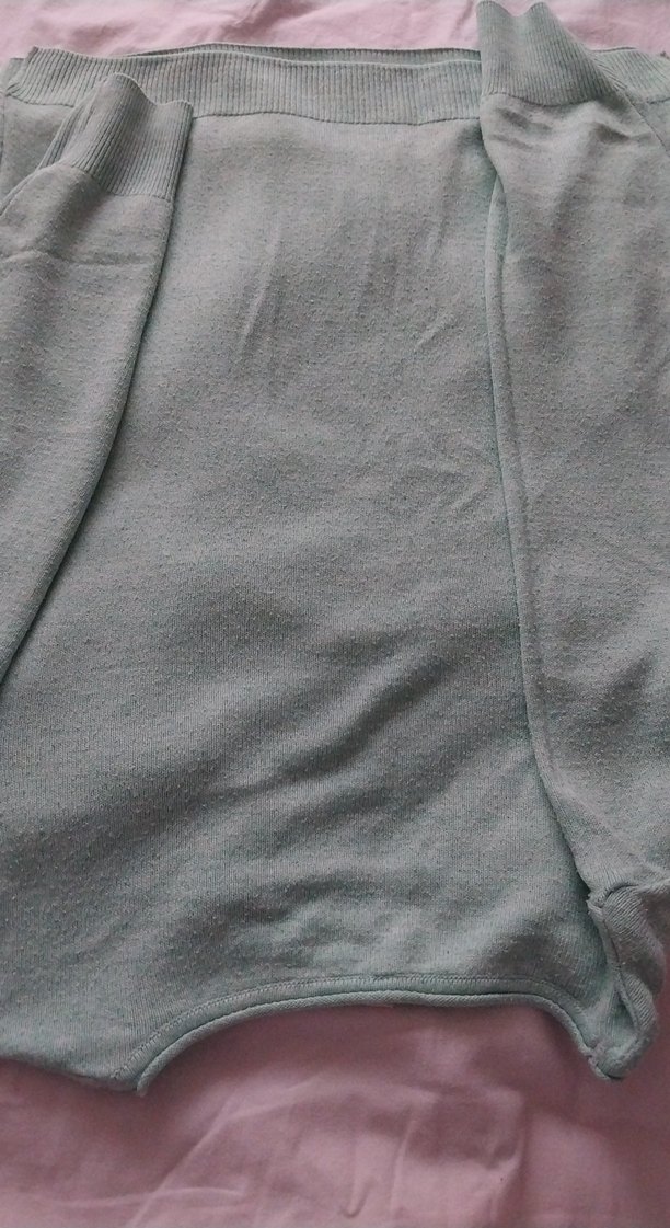 yeşili Uzun Kollu  Kadın Kazak - Görsel 2