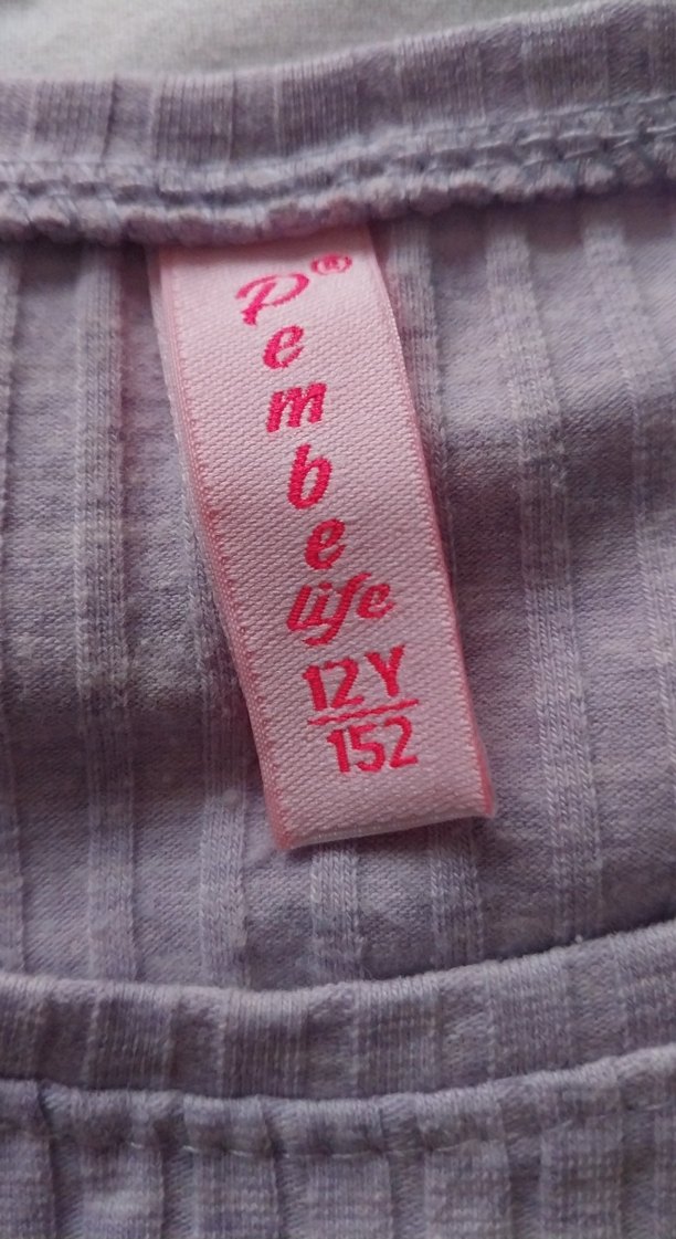 Kız Çocuk lila  Bluz çizgi Detaylı - Görsel 5