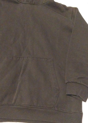 Siyah erkek Kapüşonlu Sweatshirt - Görsel 4