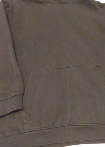 Siyah erkek Kapüşonlu Sweatshirt - Görsel 3