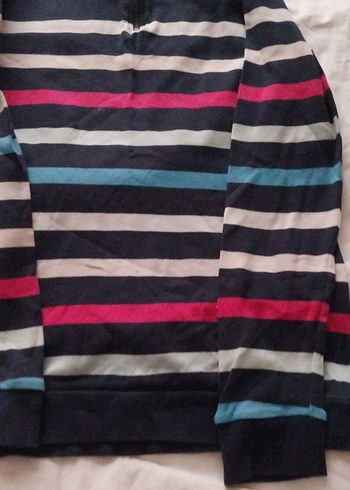 Çizgili Uzun Kollu Kazak - Görsel 2