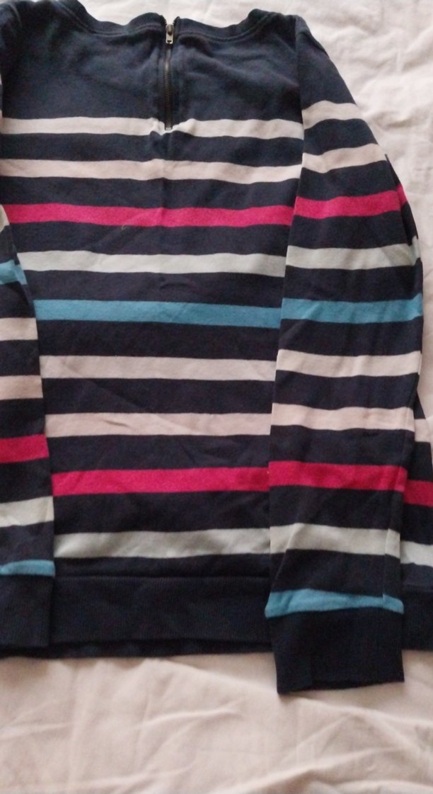 Çizgili Uzun Kollu Kazak - Görsel 2