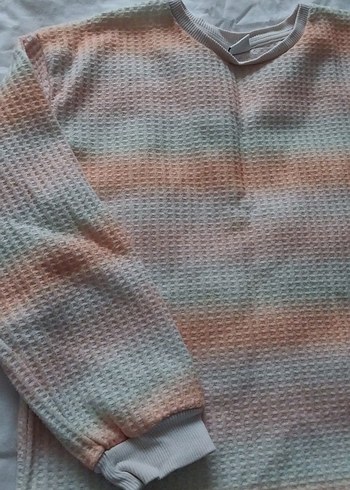 Kız çocuk Pastel Renkli  Kazak - Görsel 2