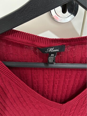 Mavi Jeans Kırmızı İnce Kazak