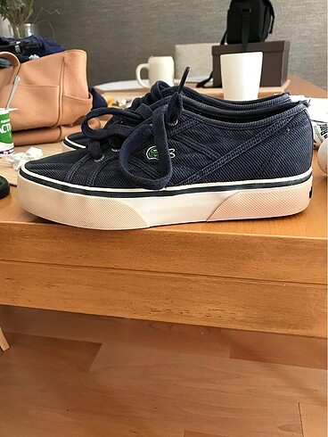 Lacoste Lacoste kadın keten sneaker