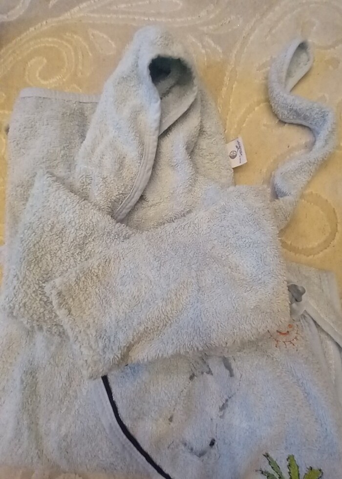 Bebek bornoz takimi - Görsel 3