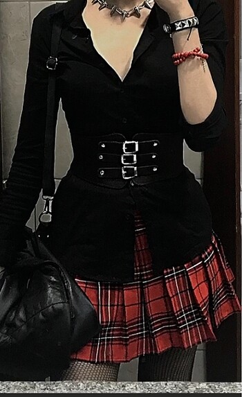 Goth gotik korse kemer