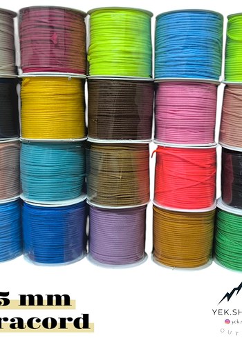 1.5 mm Çok Renkli Paracord İpliği