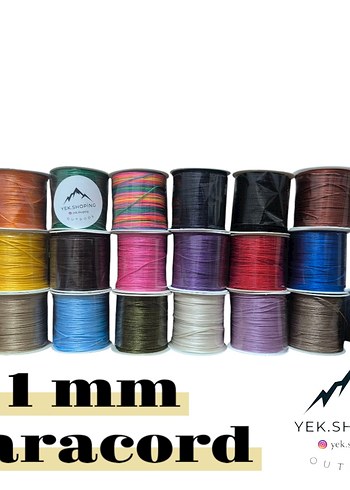 1 mm Çok Renkli Paracord İpi