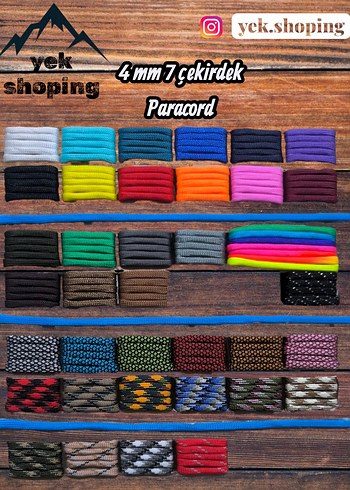 Paracord & Paraşüt İpi 4 mm