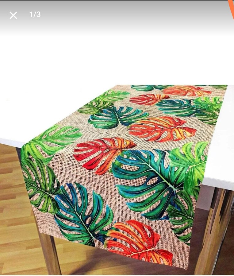 turuncu deve tabanı desenli Runner - Görsel 2