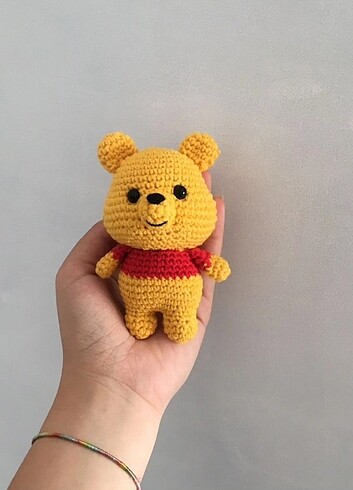 Winnie the Pooh figür oyuncak anahtarlık 