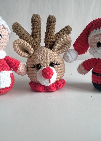  Beden Amigurumi yılbaşı modelleri