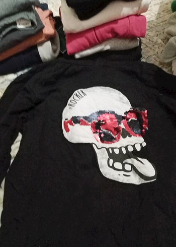 Rock Punk kız ve erkek sweatshirt