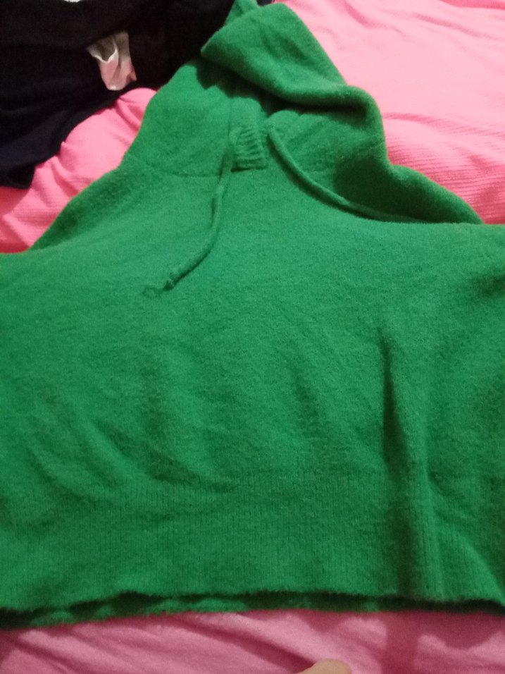 DILVIN Yeşil Triko kız Kazak - Görsel 4