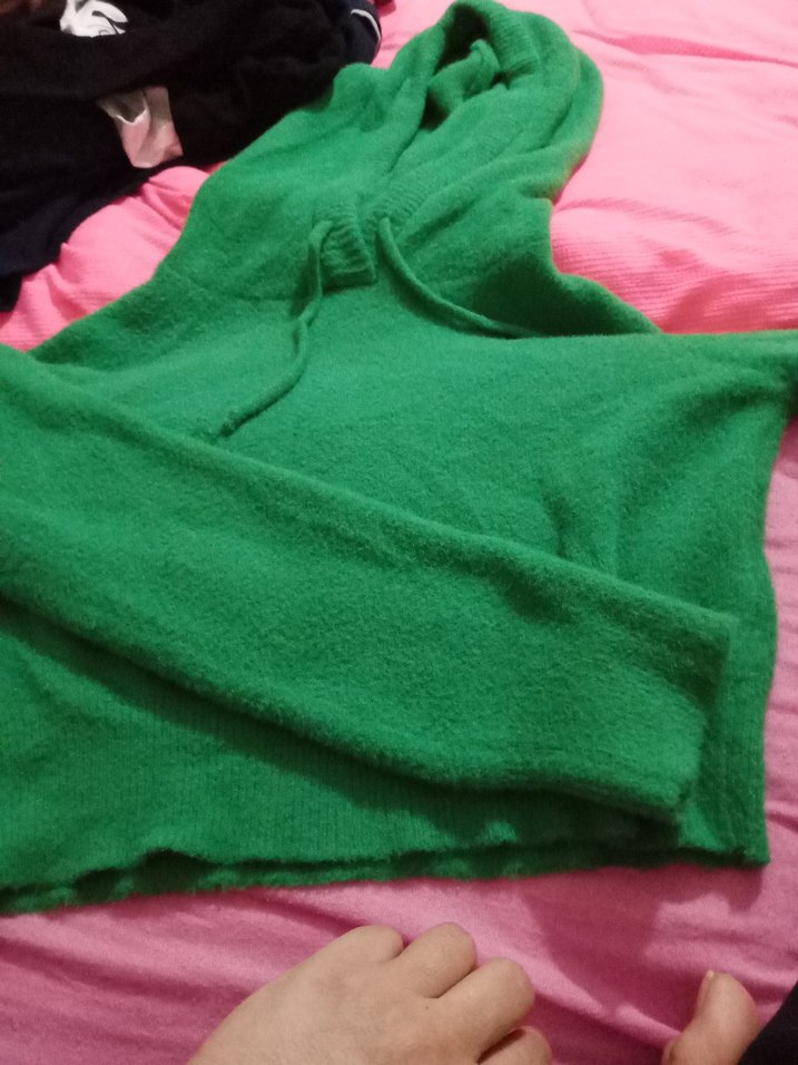 DILVIN Yeşil Triko kız Kazak - Görsel 2