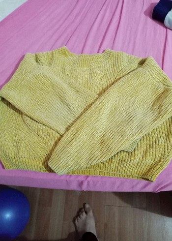 diğer Beden sarı Renk Sarı Yarım Balıkçı Yaka hardal rengi hm marka çok gzuel bir urun