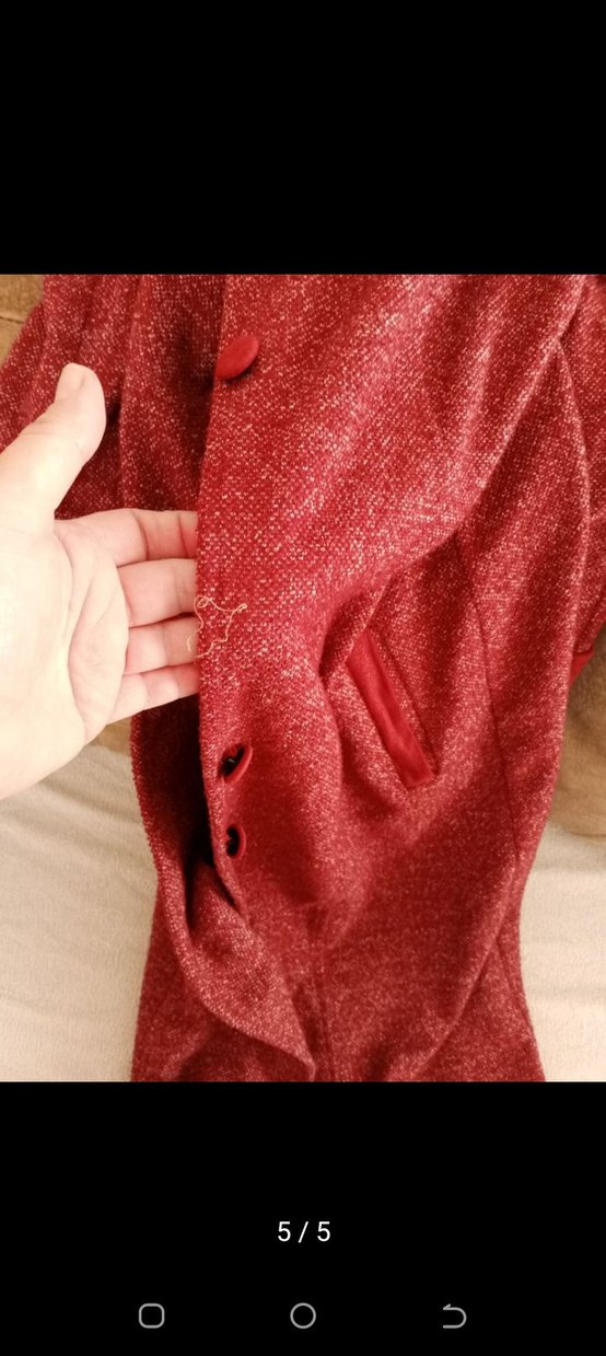 bordo mont kaşe tarzı tolzudan alınmıştır - Görsel 4