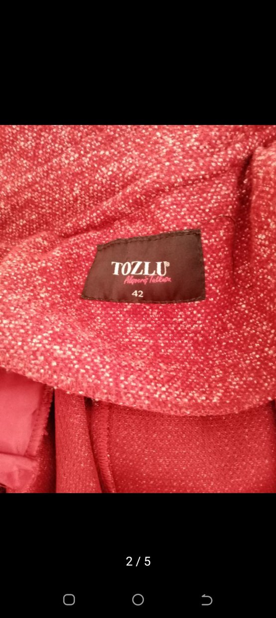 bordo mont kaşe tarzı tolzudan alınmıştır - Görsel 2