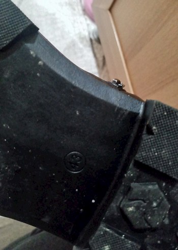 Siyah Deri Fermuarlı  erkek bot - Görsel 8