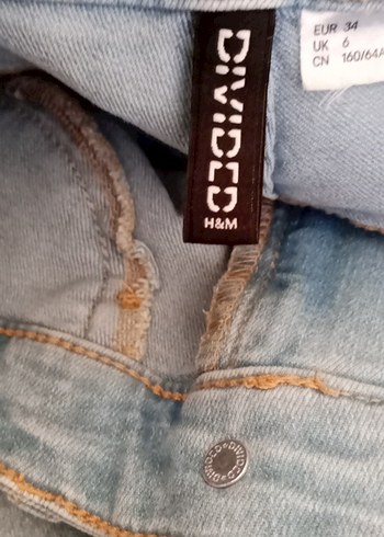 xs Beden açık mavi kot