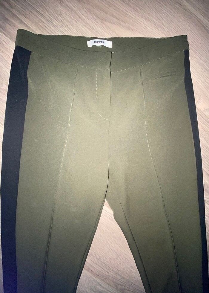 Yanı şeritli pantolon - Görsel 3