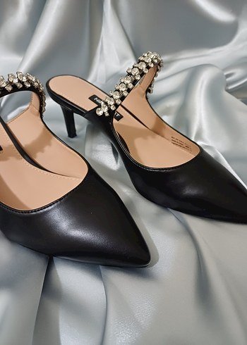 37 Beden siyah Renk Siyah Tokalı Stiletto Kadın Ayakkabı ninewest