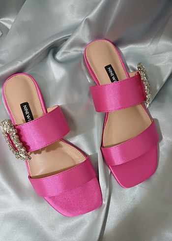 ninewest Pembe Çiçekli Tokalı - Görsel 6