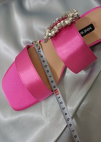 ninewest Pembe Çiçekli Tokalı - Görsel 8