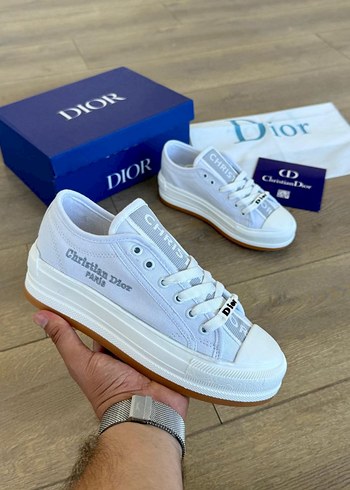 Dior Kadın Beyaz Platform Spor Ayakkabı
