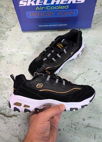 38 Beden Skechers Air-Cooled Memory Foam Siyah Kadın Spor Ayakkabı