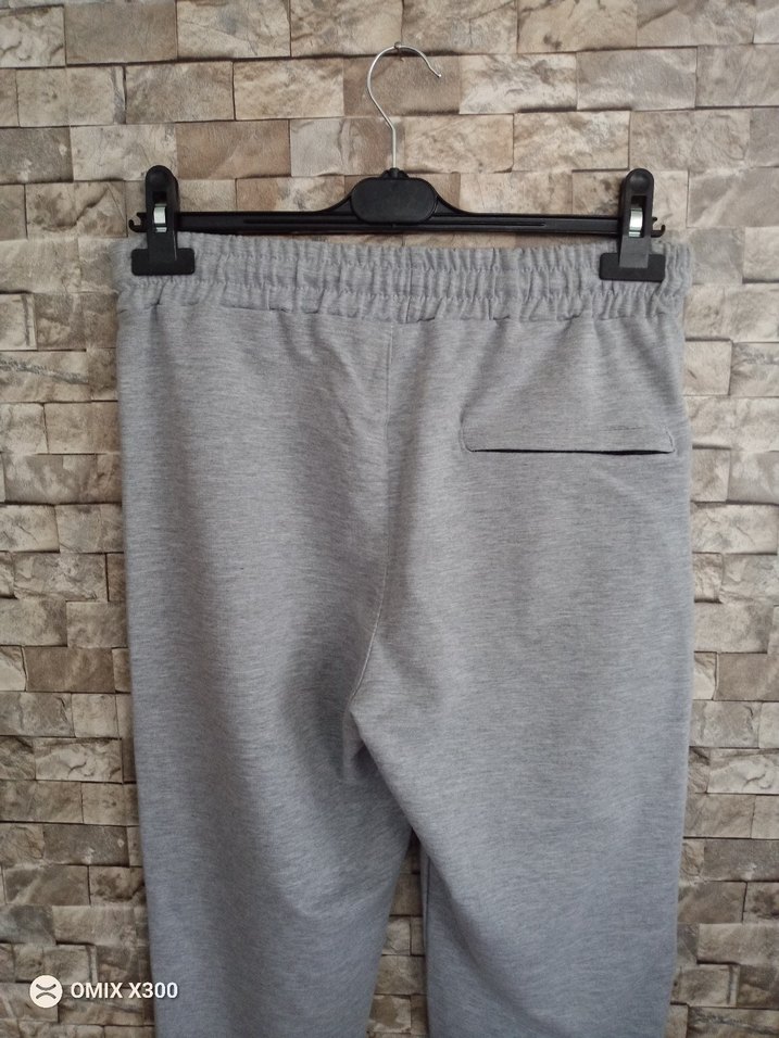 Gri Mini Eşofman Altı Fermuarlı - Görsel 4