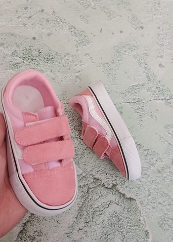 24 Beden pembe Renk Kız Çocuk Pembe Bağcıksız Spor Ayakkabı