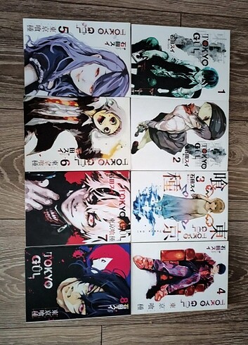  Beden Renk Tokyo ghoul, gul manga kitap