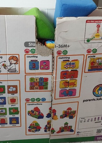 Diğer Renkli Eğitici Yumuşak Bloklar